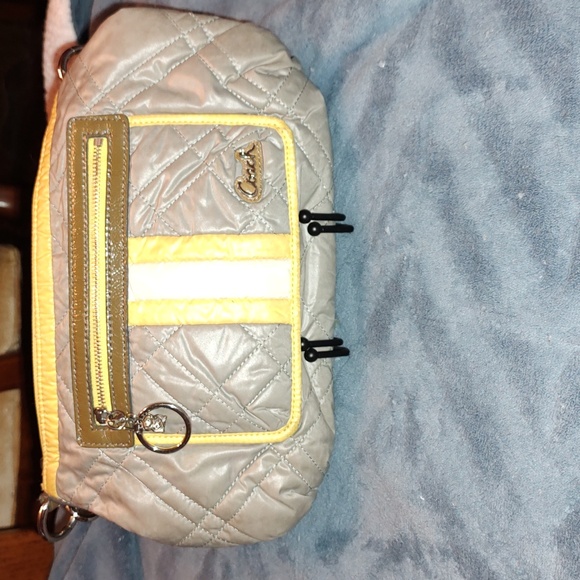 Coach Handbags - Coach Poppy Ski Bunny 15871 Quilted Nylon & Patent Leather shoulderbag. GUC.